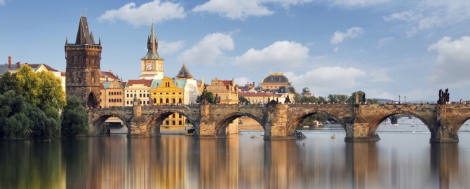 Charles bridge in Prague, Czech republic